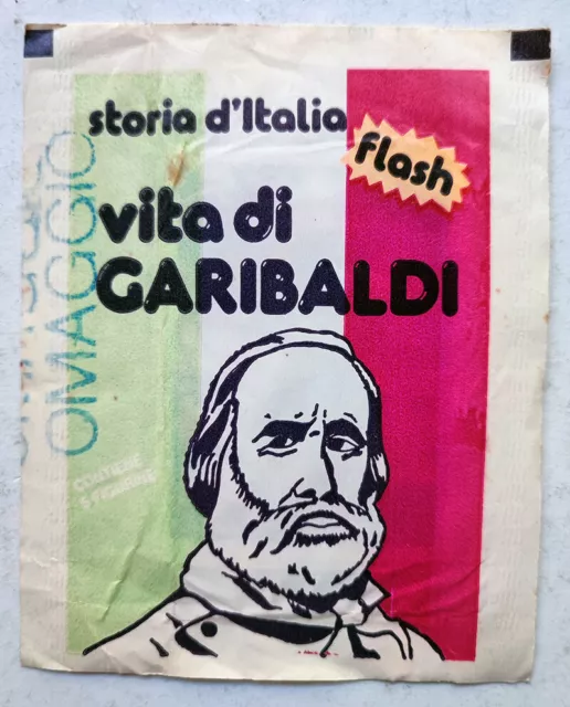 BUSTINA Figurine Storia d’Italia VITA DI GARIBALDI Flash SIGILLATA