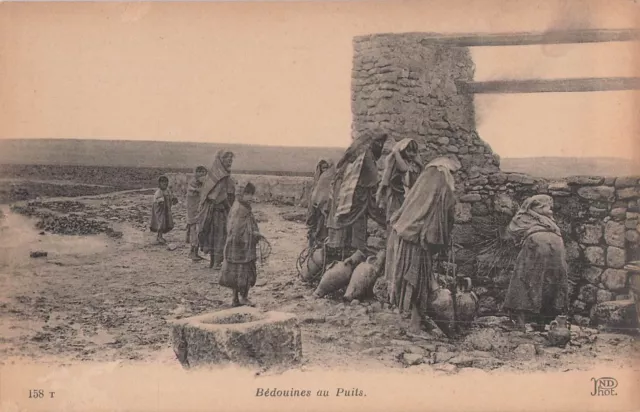 Cp Bedouines Au Puits