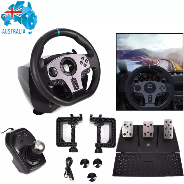 Racing Gaming Steering Wheel Pedal  Racing Game Controller for Xbox/PS4/Switch