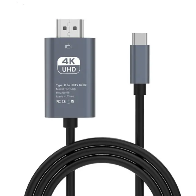 4k 30Hz HDMI Projection Cable USB Type C to HDMI Cable 2m й
