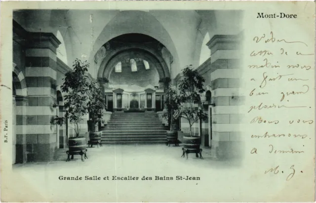 CPA LE MONT-DORE Grand Salle et Staircase des Bains Saint-Jean (1257142)