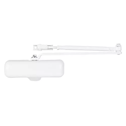 Commercial - Heavy Duty Residential Door Closer - Size 3 with a White Finish