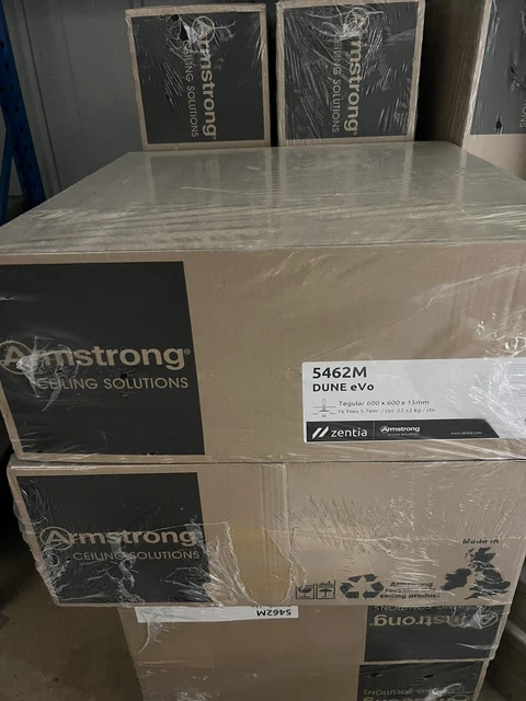 Hängedeckenfliesen Sandton Ringel Dune Evo 595 mm x 595 mm x 13 mm für 600 mm