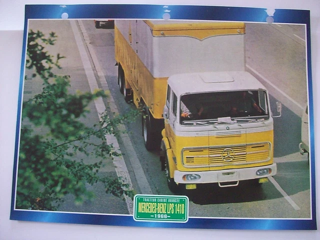 Miniature Solido 361 – Camion De Pompiers Mercedes LP 1418 1974 (Échelle 1:50) – Fabriqué En France