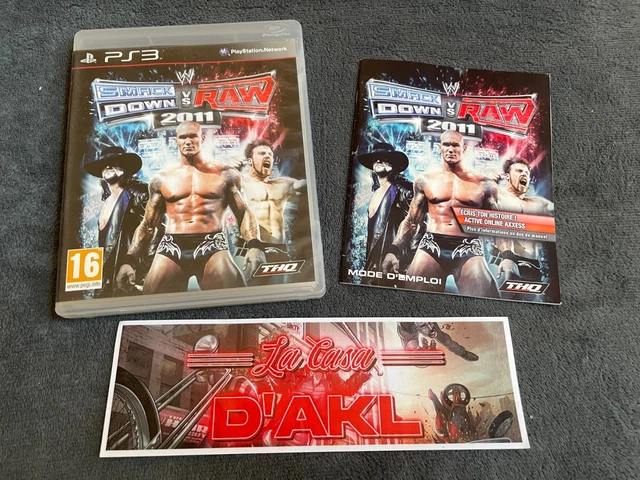 Jeu WWE Smackdown Vs Raw 2009 - PS3 PlayStation 3 - Version PAL FR - état Correct