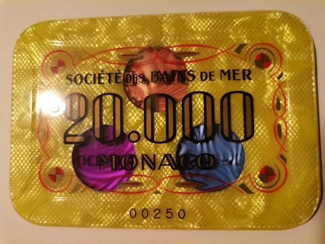 1979 1000 Francs Casino De Monte Carlo