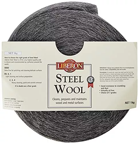 Liberon LIBSW41KG Steel Wool 1kg grade 4