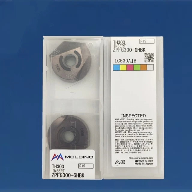 HITACHI ZPFG300-GHBK TH303 Fine milling spherical blade Carbide inserts 2Pcs