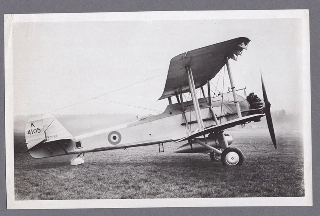 Vickers Vincent K4105 Large Original Vintage Manufacturers Photo Raf Vildebeest