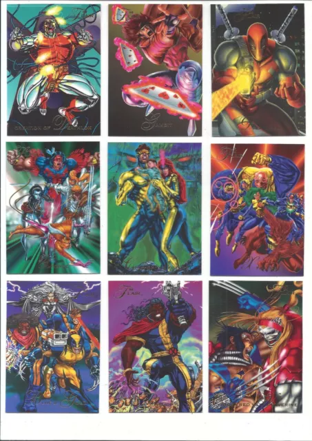 1994 Flair Marvel Annual Universe Trading Card Comics Singles U Pick Power Blast 11
