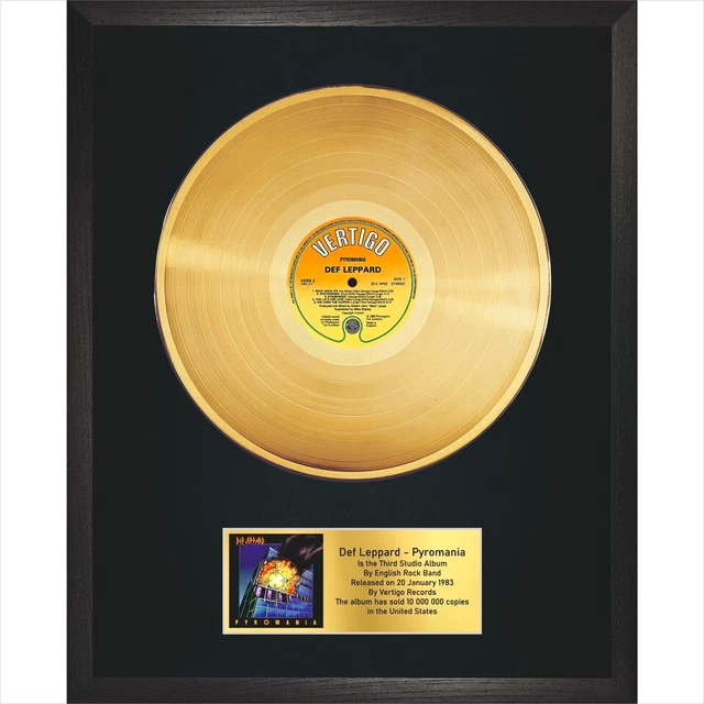 PYROMANIA - DEF Leppard - 24Kt Gold Cd Original Master