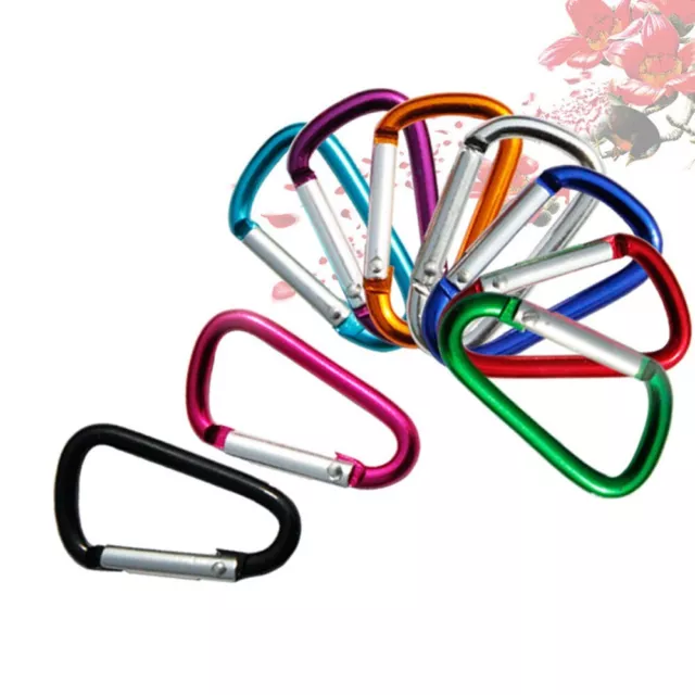 10PCS CARABINER SPRING Snap Hook Key Chain Belt Clip for Hiking and  Backpacking $19.67 - PicClick AU