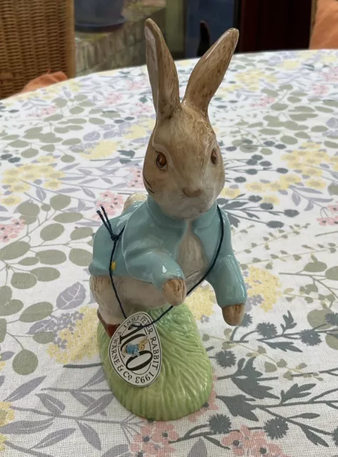 Peter Rabbit 6” Figurine By John Beswick Boxed Vgc