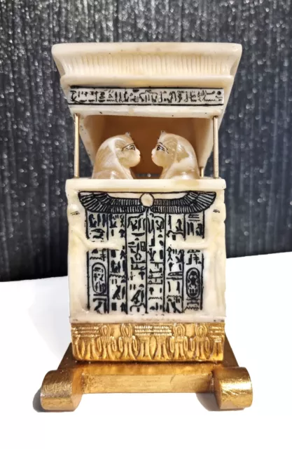 Canopic Shrine Chest Of Tutankhamen, Egyptian Replica Treasures Certificated