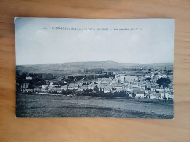 Cpa haute loire 43 YSSINGEAUX panoramic view