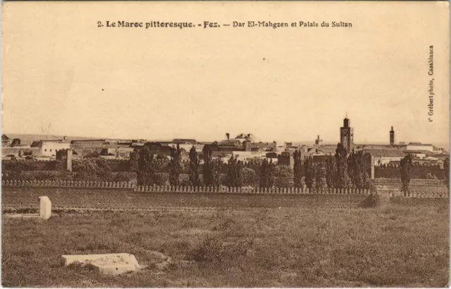 CPA AK MAROC FEZ Dar El-Mahgzen et Palais du Sultan (38680)