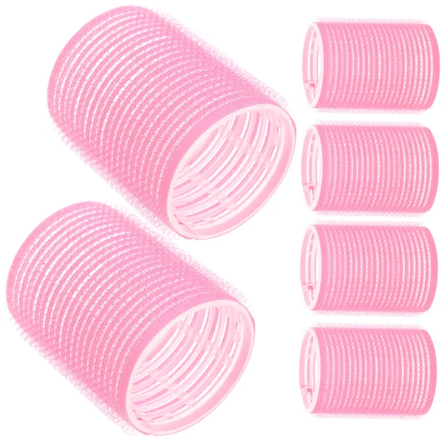 6 pz arricciacapelli fai da te strumenti per lo styling strumento per parrucchieri autoadesivi rulli per capelli