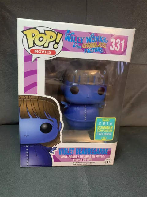 Funko Pop Movies Willy Wonka and the Chocolate Factory #331 Violet  Beauregarde Summer Convention Exclusive