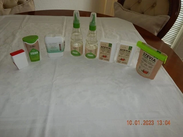Compresse dolcificanti Stevia e Stevia Liquida di Huxol (aperta e Nuova)