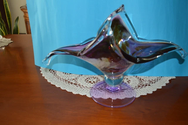 Centrotavola In Vetro Rosso Glitter H&H Charme - Diametro 40cm, Perfetto Per Tavole Natalizie - Foto 7