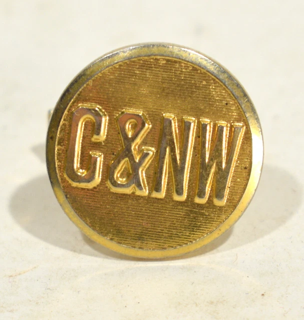 Vintage C&NW Railroad Employee's Cuff Link Chicago & Northwestern RR Vintage C&NW Railroad Employee's Cuff Link Chicago & Northwestern RR