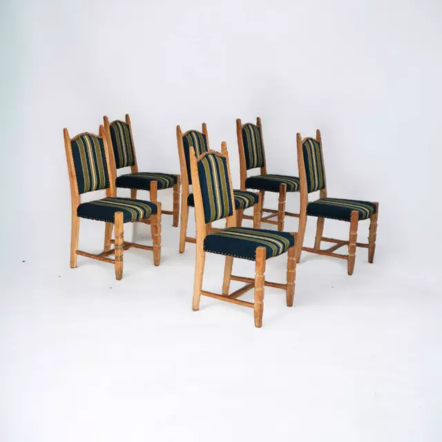 1970s, set 6 pcs of Danish dinning chairs, original good condition.