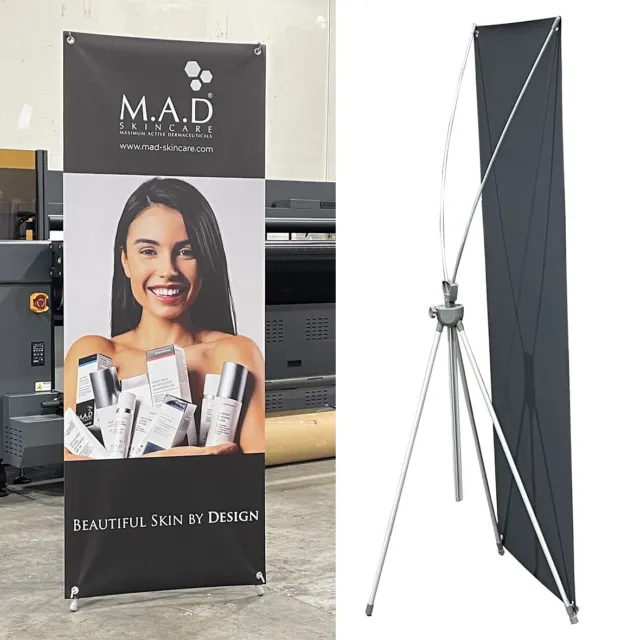 Premium X Banner Stand Displays 36"x72" (Stand Only) with Carrying Bag