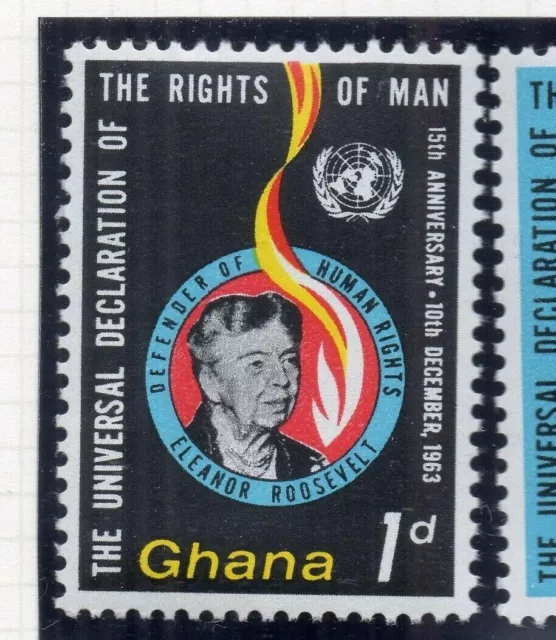 Ghana 1963 Early Issue Fine Mint Hinged 1d. NW-167947