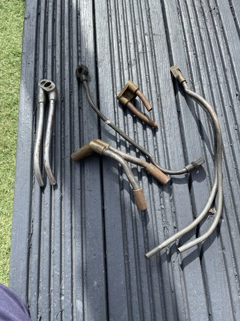 VINTAGE TRIUMPH BSA Norton Royal Enfield Etc ??Engine Oil Pipes Joblot ...