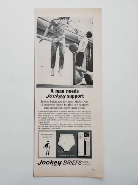 1961 JOCKEY BRIEFS Underwear Ad Fishing Theme £1.90 - PicClick UK