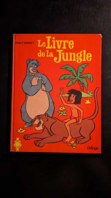 BD Le Livre De La Jungle WALT DISNEY Productions 1968 ODEGE Brodard Taupin Rare