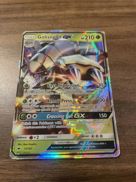 Golisopod GX 17/147 | Burning Shadows | Pokemon Card
