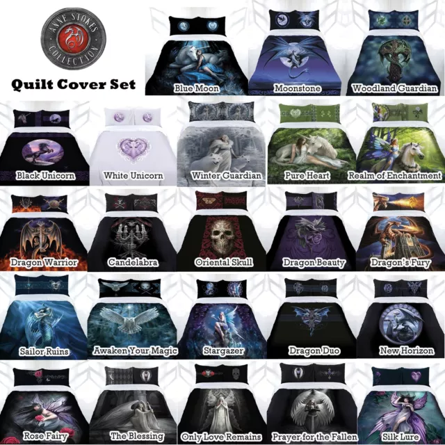 Anne Stokes Gothic Fantasy Quilt Doona Duvet Cover Set SINGLE DOUBLE QUEEN KING 2