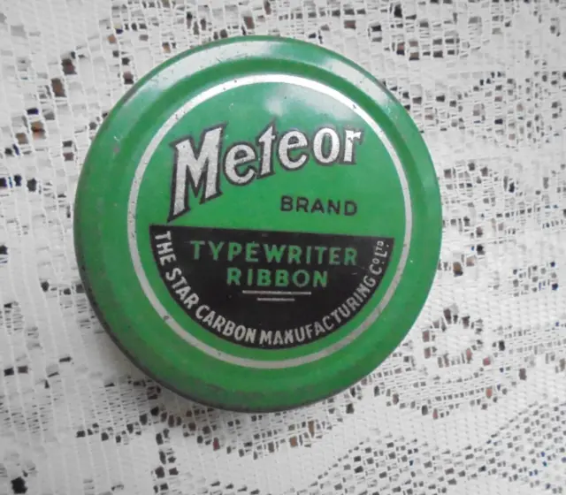 Meteor Brand - Typewriter Ribbon  - Unused/In Tin