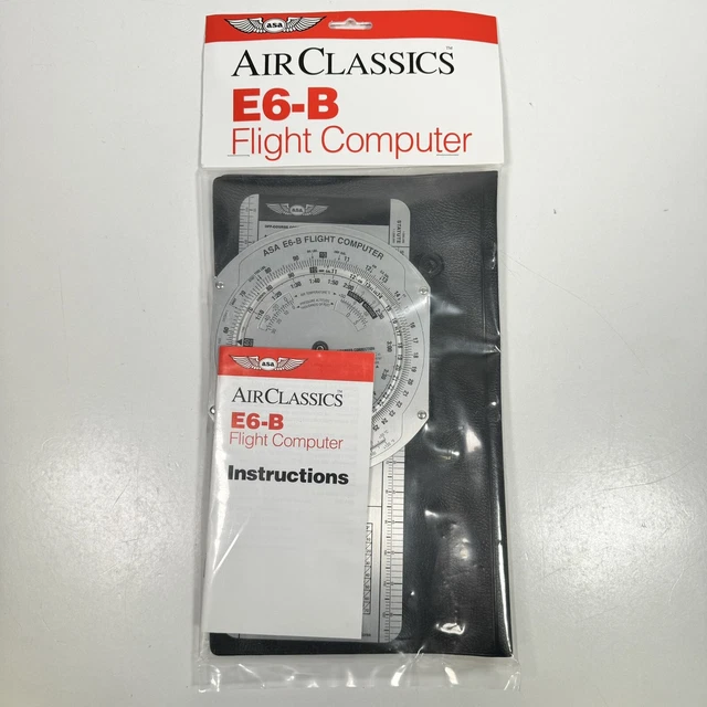 Flight Computer Jeppesen Metal CSG (E6-B) - Calcolatrice Di Navigazione Per Piloti, In Metallo, Per Pianificazione Volo