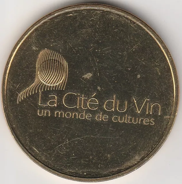 Cité du Vin - b  un monde de cultures - 2017 -  Médaille  Monnaie de Paris - M6