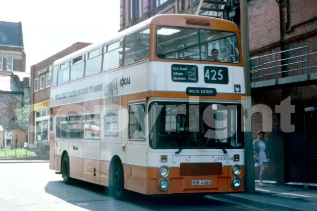Bus Photo - Greater Manchester PTE 1438 OM HDB438V Dennis Dominator Oldham