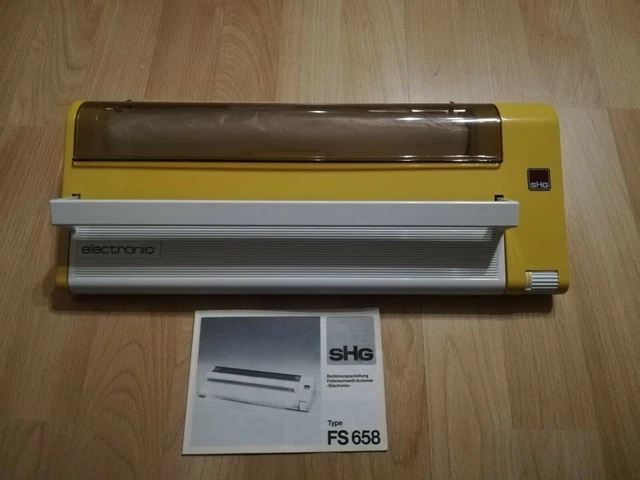 Retro Folienschweiß- Automat SHG/658 / mit OVP und Anleitung voll funktionsfähig 3