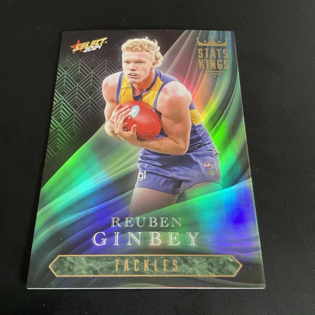 REUBEN GINBEY 2024 Select AFL Footy Stars Stats Kings Card West Coast Eagles 3.00 PicClick AU