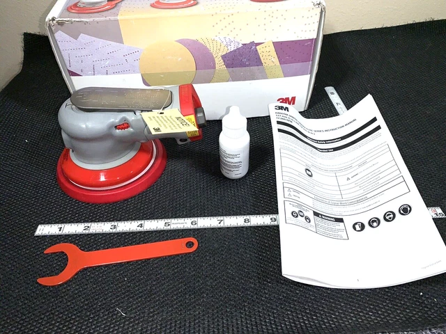 3M Air DA Sander, 28497, 5 in x 3/16 in Orbit, 12,000 rpm