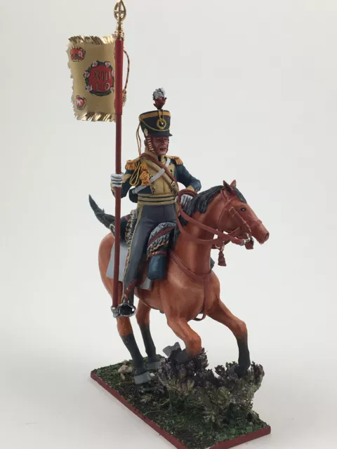 Painted Napoleonic metal soldier 1/30, British 13th Light Dragoons VID SOLDIERS 2