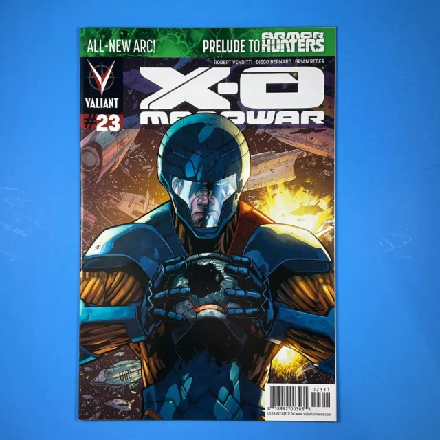 X-O Manowar #23 Cover A VALIANT COMICS ENTERTAINMENT 2014 Armor Hunters!