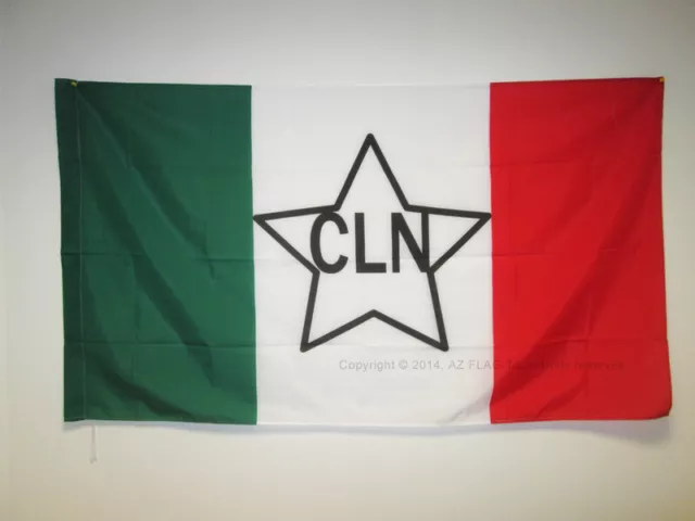 NATIONAL LIBERATION COMMITTEE ITALY FLAG 2' x 3' for a pole - ITALIAN CLN FLAGS