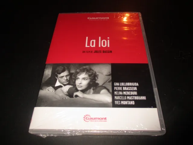 DVD NEUF "LA LOI" Gina LOLLOBRIGIDA, Pierre BRASSEUR, Melina MERCOURI