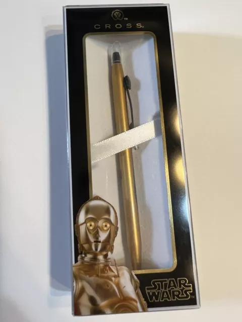 CROSS Click Star Wars C3PO Gel Ink Pen *New in Character Box *Retired