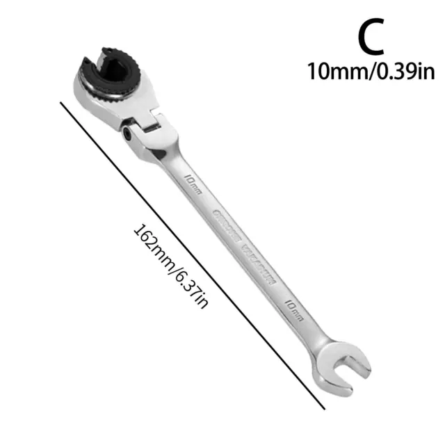 10mm Multi-color LIMITED-TIME OFFER TUBING RATCHET WRENCH (FIXED HEAD-FLEXIBL C2