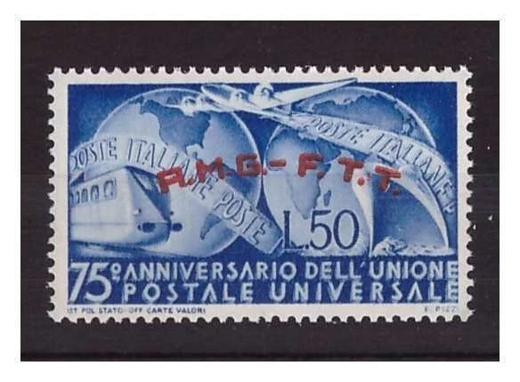 Trieste A - 75° Anniversary Upu New MNH