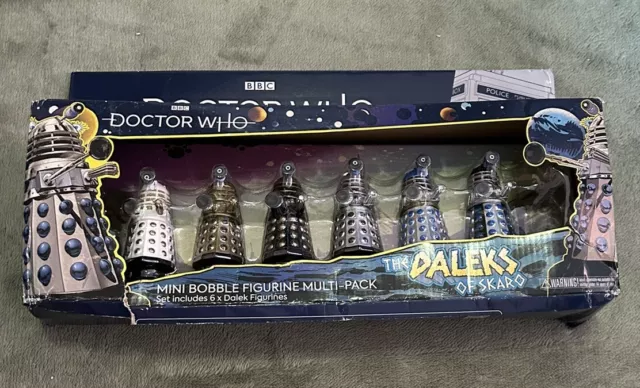 BBC Doctor Who The Daleks of Skaro 3"" Mini Wackelfigur Multipack 6 Figuren