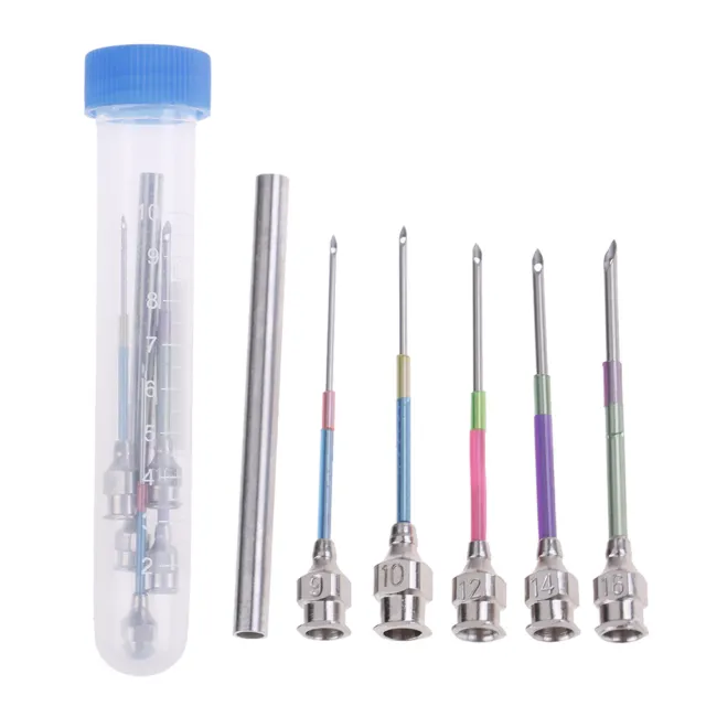 5XEmbroidery Stitching Punch Needle Sewing Tool mit Nadel Flasche DIY-T_wpY;''