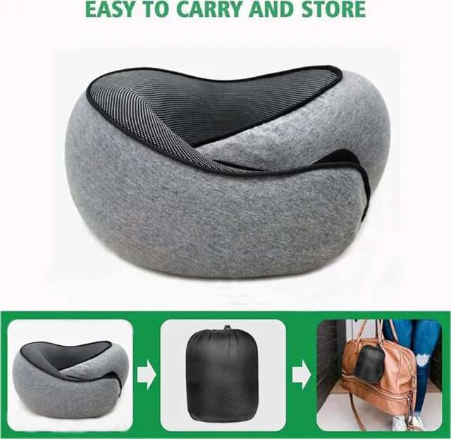 Neck Pillow for Travel Memory Foam Comfortable U Shaped Pillow Neck Head Support
